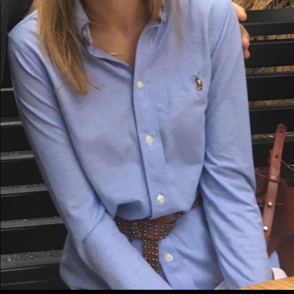 Knit Oxford Dress, Ralph Lauren - Size S